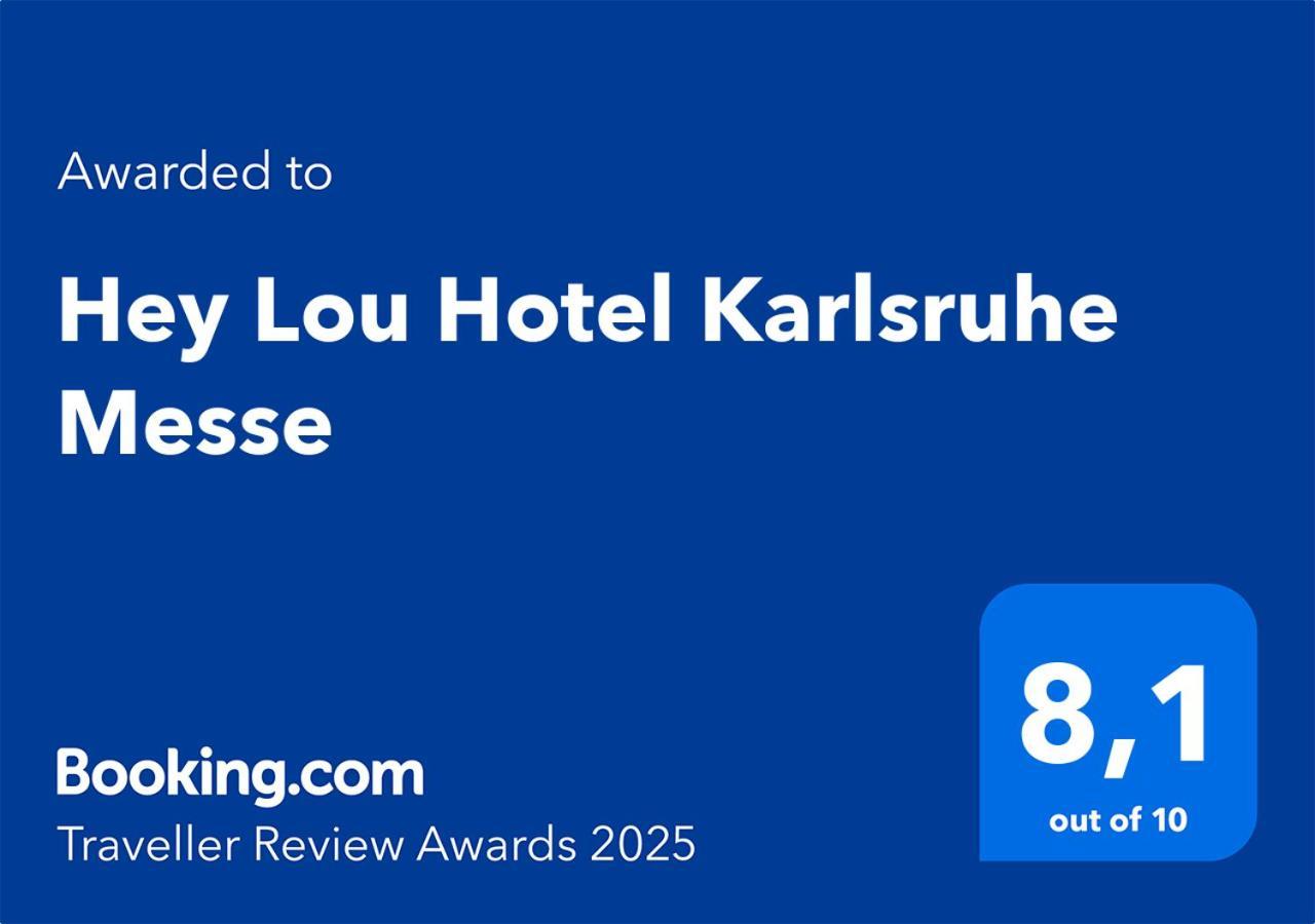 Hey Lou Hotel Karlsruhe Messe راينشتيتن المظهر الخارجي الصورة